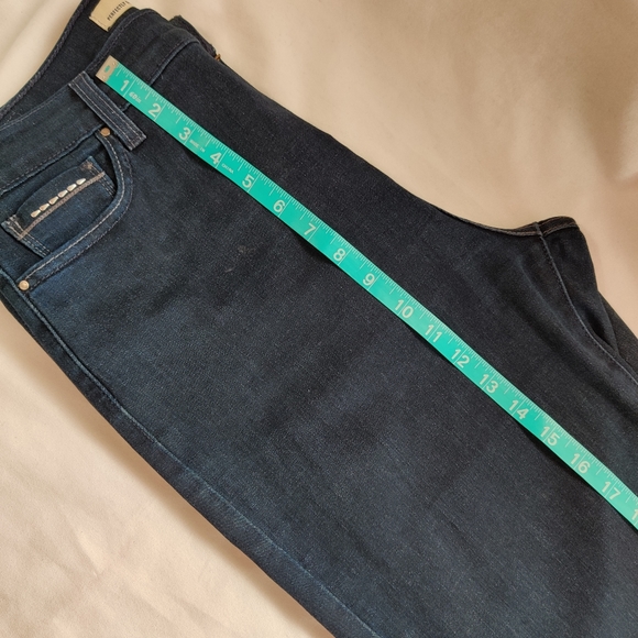 Levis 512 Bootcut Jeans Womens Blue Perfectly Slimming Comfort Flex 14M Denim - Picture 9 of 11